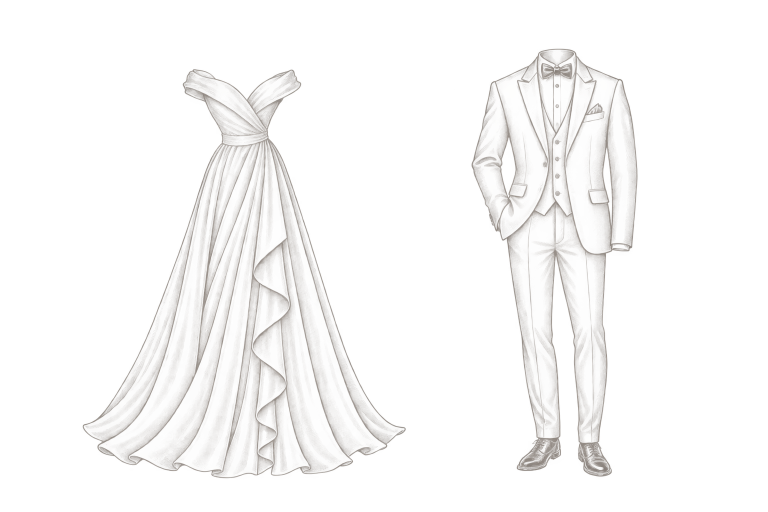 Vestido y traje formal